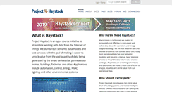 Desktop Screenshot of project-haystack.org